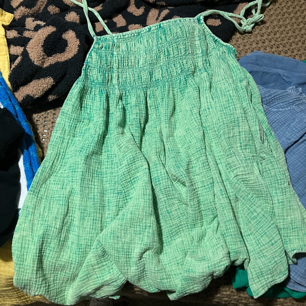 TALULAH Green swingy Camisole Dress
